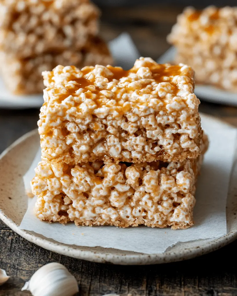 Brown Butter Dulce de Leche Rice Krispie Treats 36 Brown Butter Dulce de Leche Rice Krispie Treats