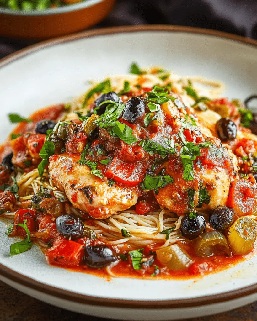 Chicken Puttanesca