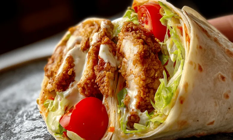 Crispy Rooster Wrap Crispy Rooster Wrap